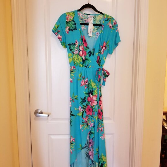 Tommy Bahama Fleur de Flora Wrap Dress -  NWT - size M - Picture 8 of 11